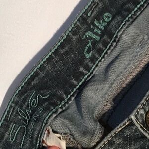 Silver aiko ankle jeans 30 capri‎ - get ready for spring 5 pocket EUC